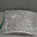 XmasExp Christmas Tree Collar, 33.5 inch Sequin Tree Skirt Stand Base Cover for Home Decor, Large Size 6 Piece, White