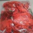 100PCS Spandex Stretch Red Chair Sashes Bows Universal Elastic Chair Cover Bands Ties with Buckle Slider for Wedding Party Birthday Reception Event Banquet Decoration(Red)