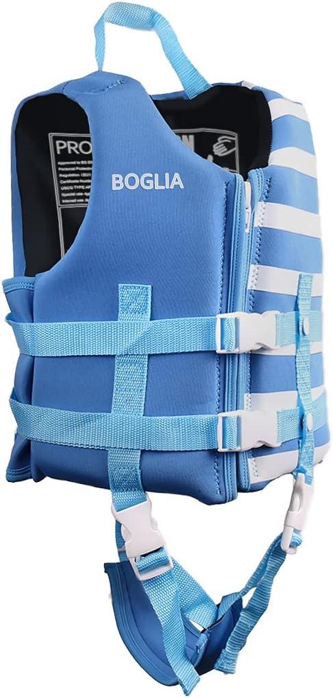 PROTAURI Kids Swim Vest - Toddlers Swimming Buoyancy Floation Swimwear for Learn to Swim Age 1-3 Years/ S (Light blue)