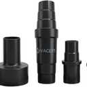 Universal Vacuum Hose Adapter Kit Reducer Attachment Set Converter from 1 1/2 inch to 1 1/4 inch from 1 3/8 inch to 1 1/4 inch Dust Hose Port Adapter ; 2-1/4 Inch to 1-1/4 Inch to 1-3/8''