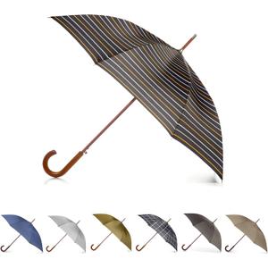 Timeless Wooden Stick Umbrella by Totes