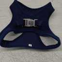 rabbitgoo Small Dog Harness, Step-in Soft Mesh Puppy Vest with Safety Buckle, Breathable Reflective Pet Harness for Small Medium Dogs, Navy Blue L, L(Chest:18.2"-20.5")