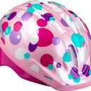 Schwinn Classic Bike Helmet for Kids, Purple Polkadots, Helmet for Kids Ages 3-5, Ultra Lightweight, Adjustable Dial, Full Coverage with Vented Airflow, Infant and Toddler Bike Helmet
