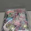 58PCS Pastel Christmas Ornaments Set, Assorted Colorful Candy Doughnut Christmas Balls Ornaments, Shatterproof Macaron Xmas Baubles Hanging Decorations for Christmas Tree/Party/Holiday (Style 2)