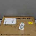 WESTREE Dual Monitor Stand Riser, Wood and Steel Monitor Stand Riser, Computer Monitor Stand for 2 Monitors, Multi-Purpose Desktop Storage Stand for Computer, Laptop, Printer, TV (Large, Black)