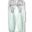 OXO Tot On-The-Go Fork and Spoon Set - Opal