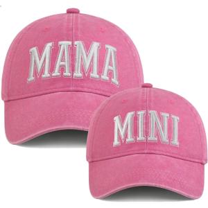 Mommy and Me Outfits Mama and Mini Hats Mothers Day Mom Gifts Baseball Cap Mother Daughter Matching Hat Set