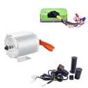 Electric DC Motor 72V 3000W Motor Kit with 48V-72V Brushless Controller and Half Twist Throttle for Go-Karts Programmable Brushless Controller with Temperature Sensing Function (72V 3000W)