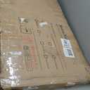 SpaceAid Washer Dryer Countertop, Laundry Wood Shelf Topper with Edge, 54" Width x 27.5" Depth Cover Guard Organizer for Washer and Dryer Laundry Hamper Counter Storage Organization (Black) (Large)