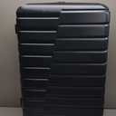 Coolife Luggage Suitcase Carry on Hardside PC+ABS Spinner TSA Lock Telescopic Handle (Teal blue)
