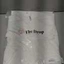 The Drop Women's Hellen Strapless Mixed Media Maxi Dress (White) XL