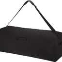 36 Inch Canvas Duffel Bag 100L Extra Large Luggage Duffle for Travel Sport and Camping (Black)