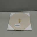 Self Adhesive Photo Album, Beige Scrapbook Album with DIY 40 Blank Pages, Wedding Photo Album with A Metallic Pen for 4x6 5x7 2x3 Pictures, 10.6"x11"