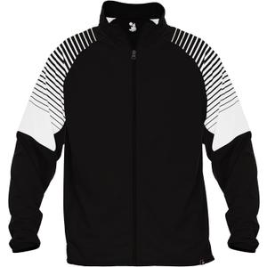 Badger Sports Lineup Outer Core Youth Jacket - M - BK/BKLN
