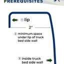 Truck Camper Tie Downs fit for Most Full-Size Non Dual Pickup Trucks,Set of 4