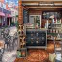 Quaint Café - 1000 Piece Jigsaw Puzzle by Ravensburger
