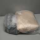 Piercing Pillow - Ear Piercing Pillow With Foam Plug, Adjust Shredded Memory Foam Picrcing Pillow For Side Sleepers, Donut Piliow For Ear With 4x4''Hole, Ergonomic Curved Design, Satin Champagne