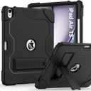 Cantis Case for iPad Air 13 Inch (M4) 2026/ (M3) 2025/ (M2) 2024 with Pencil Holder, Heavy Duty Shockproof Case for i Pad Air 13" Supports Pencil Pro and Pencil (USB-C), Black