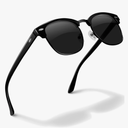 livho Rimless Trendy Polarized Sunglasses Men Women, Retro Sun Glasses for Men Women 2025, Semi Rimless UV Protection Shades
