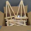 12 Pack 9 Inch Wood Easels, Easel Stand for Painting Canvases, Art, and Crafts, Tripod, Painting Party Easel, Kids Student Tabletop Easels for Painting, Portable Canvas Photo Picture Sign Holder