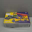 Large Dinosaur Transport Truck Toys for 3 4 5 6 7 8 Year Old Boys, Truck with Loading Crane,Lights and Sounds Vehicles Toy for Kids Childs Toddlers Christmas Birthday Gift