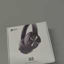 Picun B8 Bluetooth Headphones, 120H Playtime Headphone Wireless Bluetooth with 3 EQ Modes, Low Latency, Hands-Free Calls, Over Ear Headphones for Travel Home Office Cellphone PC Black