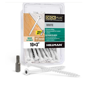 Deck Plus #10 x 3-in Wood to wood Deck Screws  1 Pack 