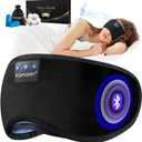 TOPOINT Sleep Mask with Headphones Bluetooth 5.4 Wireless, Sleep Headphones Earphones Earbuds with Microphone HD Speakers Music, Blackout Eye Mask for Sleeping Travel Meditation Men Women Cool Gadgets