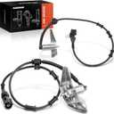 A-Premium Front ABS Wheel Speed Sensor Compatible with Ford Models - E-250, E-250 Econoline, E-350 Econoline Club Wagon, E-350 Club Wagon, E-350 Econoline, E-350 Super Duty, E-450 Super Duty, 2-PC Set
