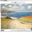 Eurographics Chemin dans les Bles by Claude Monet 1000-Piece Puzzle