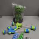 EagleStone Moving Dinosaur Shooting Toys for Kids 5-7, Electronic T-Rex Shoot Target Game with Mist Spray, LED Score, Roar & Light, 3-Pair Dino Target, Birthday Gifts for 5 6 7 8 9 Year Old Boys Girls