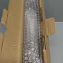 12"x12" Clear Acrylic Serving Tray with Golden Handles, Sturdy Huge Capacity Acrylic Trays for Coffee, Juice, Kitchen and Desk Organizer, Storage Tray (12"x12")