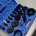 Orion Motor Tech Wheel Bearing Press Kit for Front Wheel Drive Bearing Removal & Installation, 24pc Wheel Bearing Puller Tool Set with Sliding Screws Universal Bushings Sleeves (Blue)