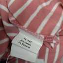 Girls Striped Shirt Flutter Sleeve Top Crewneck Cute Summer T Shirts Casual Tees Pink Stripe 11-12Y (Pink)