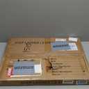 2-Step Aluminum Ladder,Lightweight Folding Step Stool with Extra-Wide Anti-Slip Steps,330 lbs Capacity,Compact Space-Saving Design for Home,Kitchen and OfficeWhite&Woodgrain