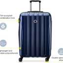 DELSEY PARIS Helium Aero Hardside Expandable Luggage with Spinner Wheels, Titanium, Carry-On 19 Inch