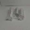 FULING 100 Sets 16 oz Plastic Cups with Strawless Sip-Lids Crystal Clear Disposable 16oz Plastic Cups with Lids - Durable PET - BPA Free, for Coffee, Smoothie, Shakes