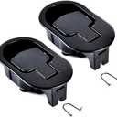 2 Pack Metal Recliner Replacement Parts Durable Metal Handle Recliner Chair Sofa Couch Release Lever Replacement Pull Handle Black Suite Recliner Fit for Ashley and Major