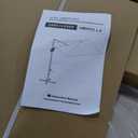 ChicCoutured Patio Umbrella, Rectangular Cantilever Outdoor Patio Umbrella Aluminum 10ft, 360 Degree Rotation for Garden Deck Pool Patio (Beige)