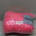 Puncuntex Hot Pink Throw Blanket 50"60" inches Gifts for Mom Fuzzy 3D Jacquard Decorative Flannel Fleece Super Soft Plush Cozy Blanket for Couch Sofa Chair Lightweight