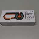 6-Stage Knife Sharpener - Premium Kitchen Knife Sharpeners - Adjustable Handheld Manual Knife Sharpeners for Kitchen Knives, Scissor and Chef Knife.Easy for beginners to use (ORANGE)