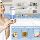 Hydrogen Water Bottle Generator Hydrogen Rich Infused Cup Portable Hydro Ionizer Machine with SPE/PEM, No Chlorine, 22 Oz 650ml Large Capacity for Home Office Exercise, White