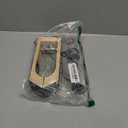 QWORK Leather Sewing Clamp Tool for Belts, Bags, and Purses, 360 Degree Rotation Wooden Leather Craft Hand Sewing Holds Leather Firmly in Place