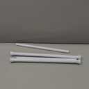 2Pack White Tension Curtain Rods18 to 36 Inch,Spring Loaded Curtain Rods No Drilling,Small Tension Rod for Windows Door Closet,Pressure Rod