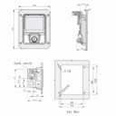 Stainless Steel Door Lock Handle Latch Large 5.5 Inches Paddle Key For Trailer Toolbox RV (4PCS)