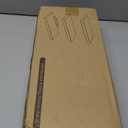 BAYKA Floating Shelves for Wall, Wall Mounted Rustic Wood Shelves for Bathroom, Bedroom, Living Room, Kitchen, Hanging Shelf for Books/Storage/Room Decor with 22lbs Capacity (Black, Set of 3, 15.7in) (A. Black - Universal Classic Style)