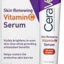 CeraVe Vitamin C Serum with Hyaluronic Acid, Skin Brightening Serum for Face with 10% Pure Vitamin C, Fragrance Free, 1 Fl. Oz