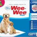 Four Paws Wee-Wee Superior Performance Unscented Pee Pads for Dogs & Puppies, Quilted Leak-Proof Dog Housebreaking Potty Training Floor Protection, 22" x 23", 150 Count