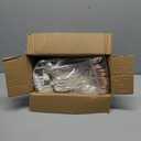 50-Pack 11 Inch Baby Closet Hangers with 10 Clips - Soft Velvet Non-Slip Hangers for Infant & Toddler Clothes (Beige)