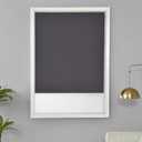 ALLBRIGHT Classic 100% Blackout Roller Shades, Window Blinds with Thermal Insulated, UV Protection Fabric, Vinyl Roller Blinds for Home/Bedroom/Door, Easy to Install